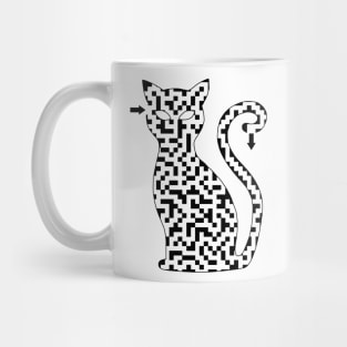 Cat Maze Mug